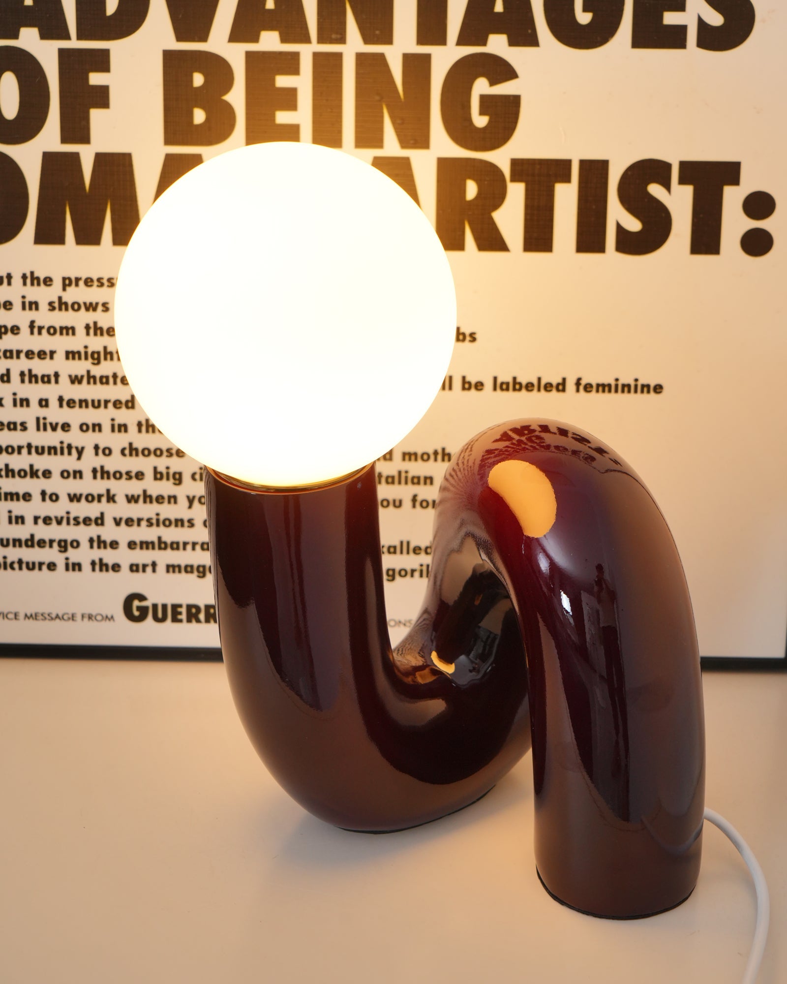 Lampe de table spirale Vaellorin