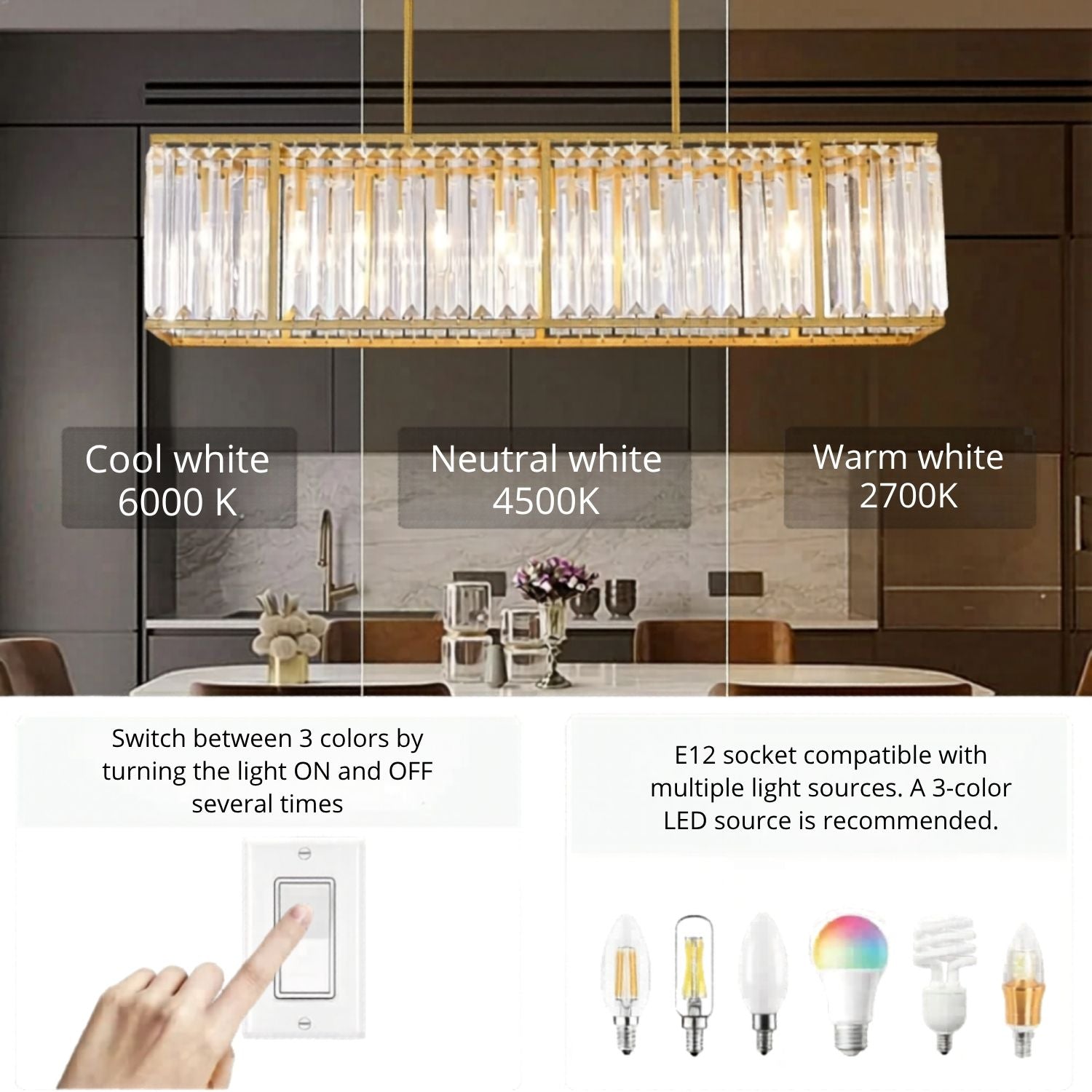 Suspension Ravion en cristal