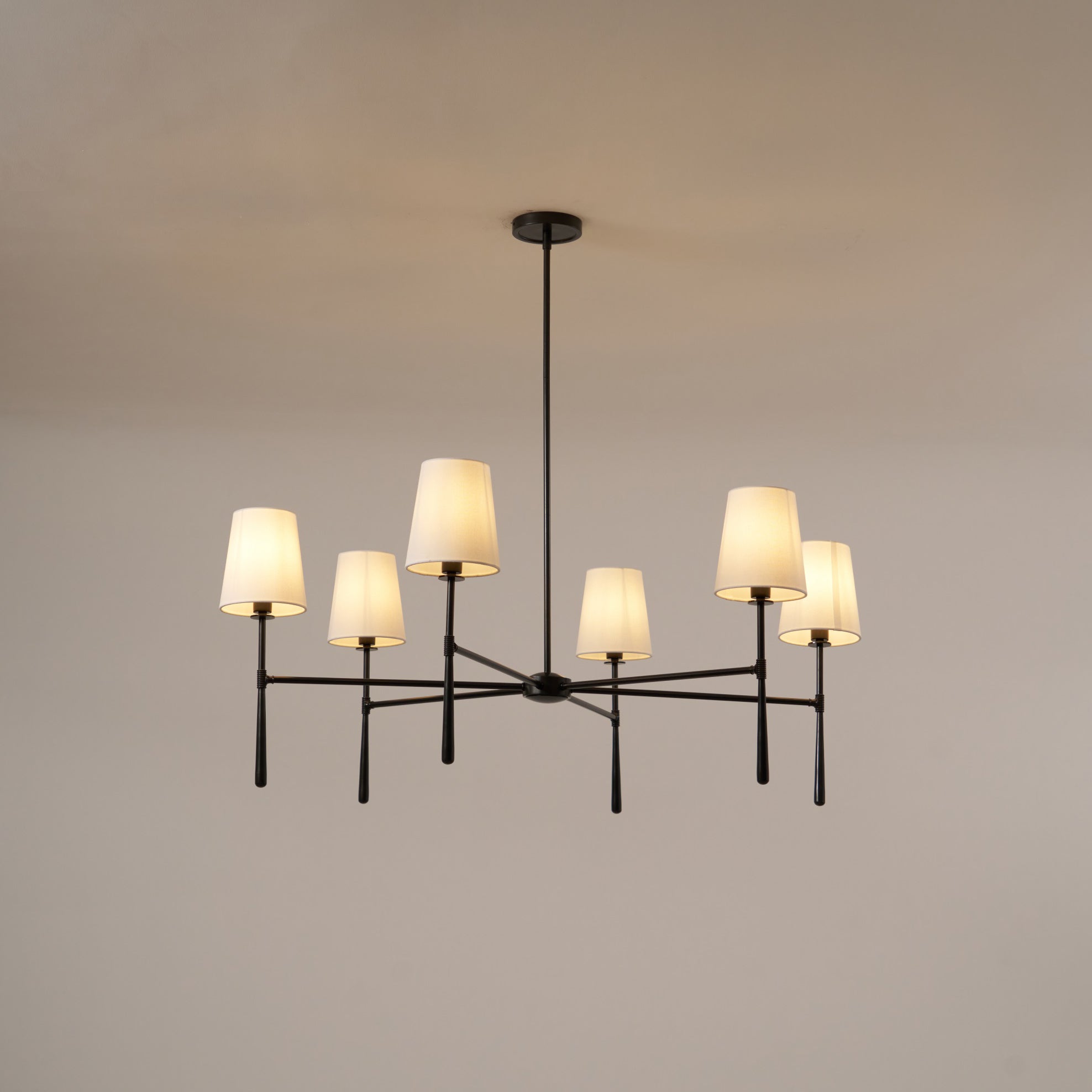 Lustre rond Qucororin