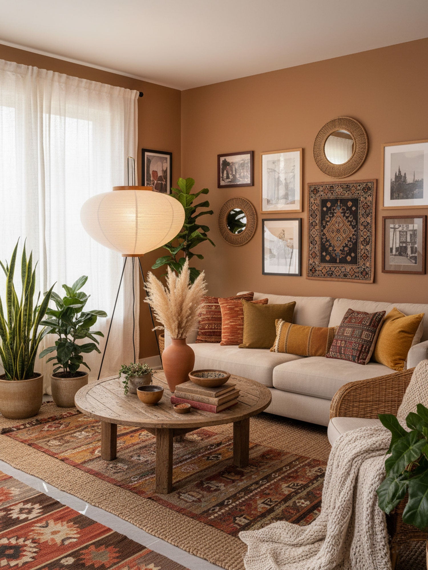 Lampadaire sculptural Taellella