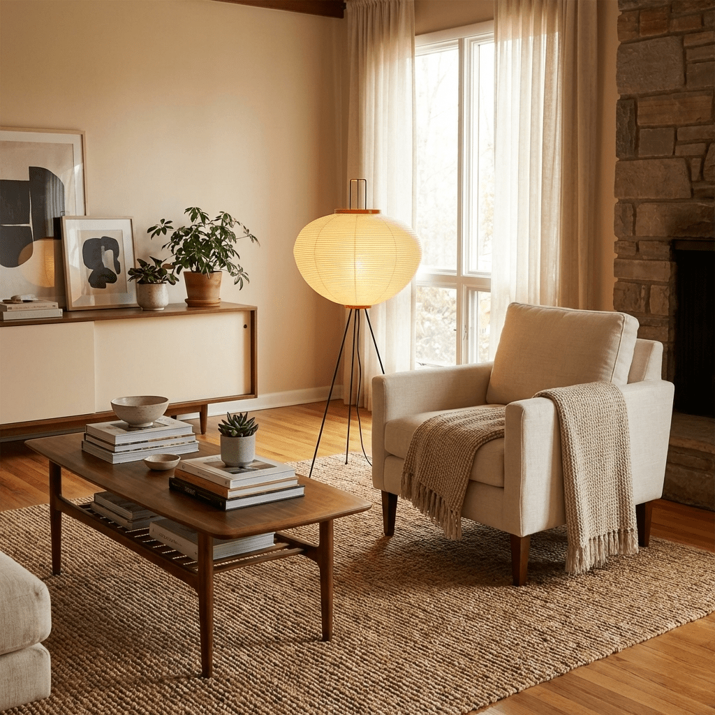 Lampadaire sculptural Taellella