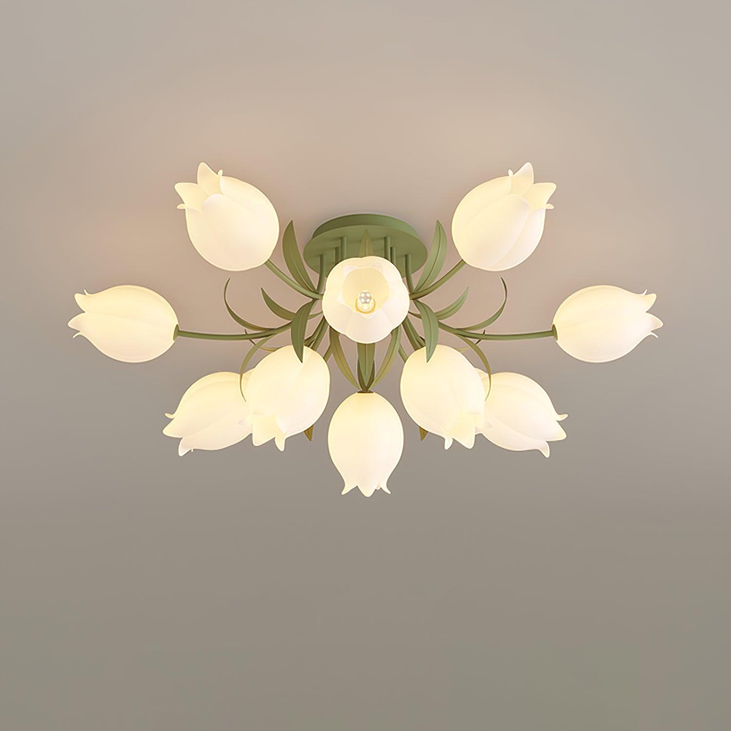 Plafonnier floral Gobélvaux