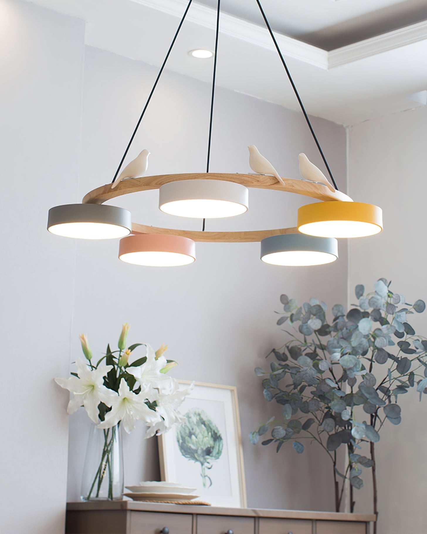 Lustre rond Darienivo