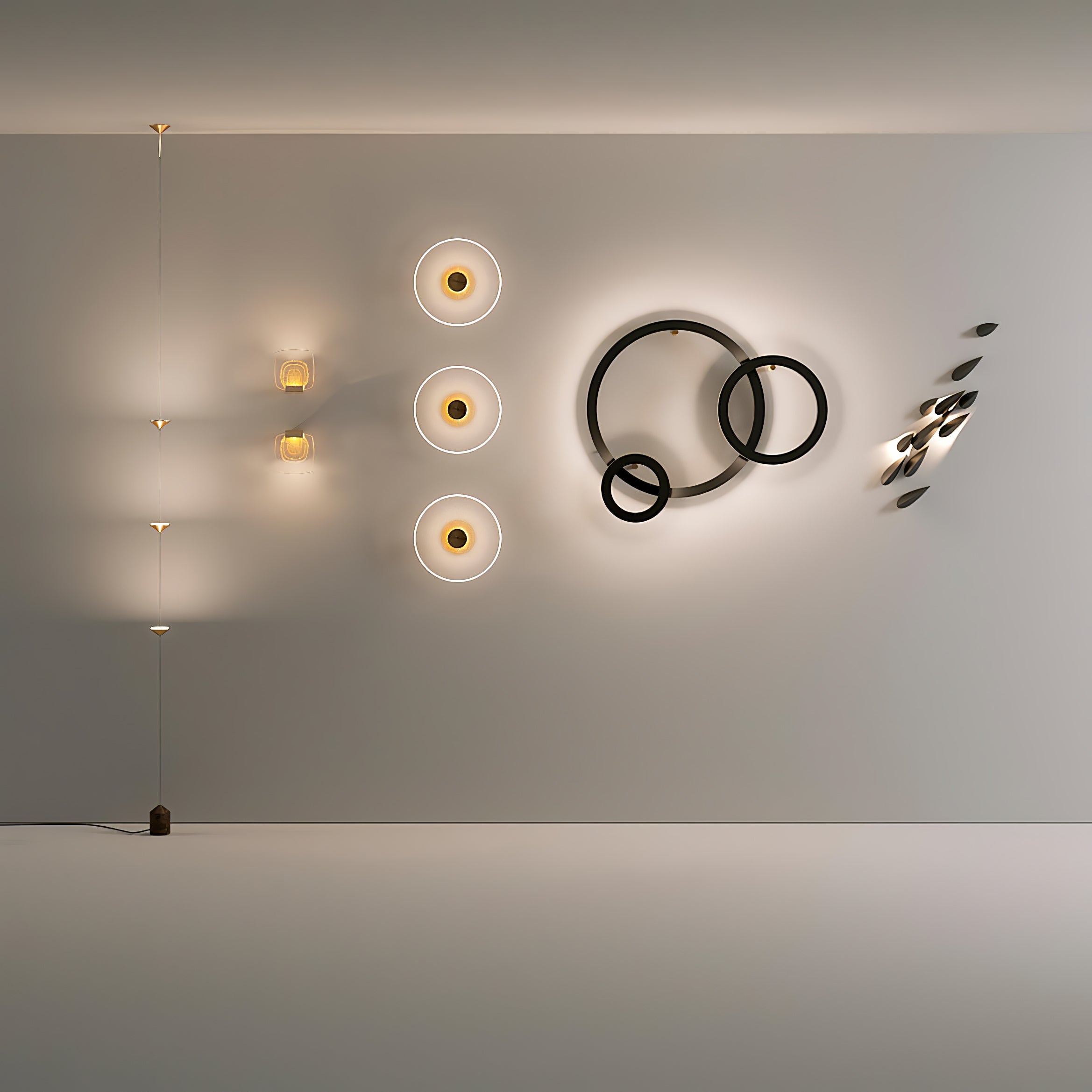 Lampadaire linéaire Marinico