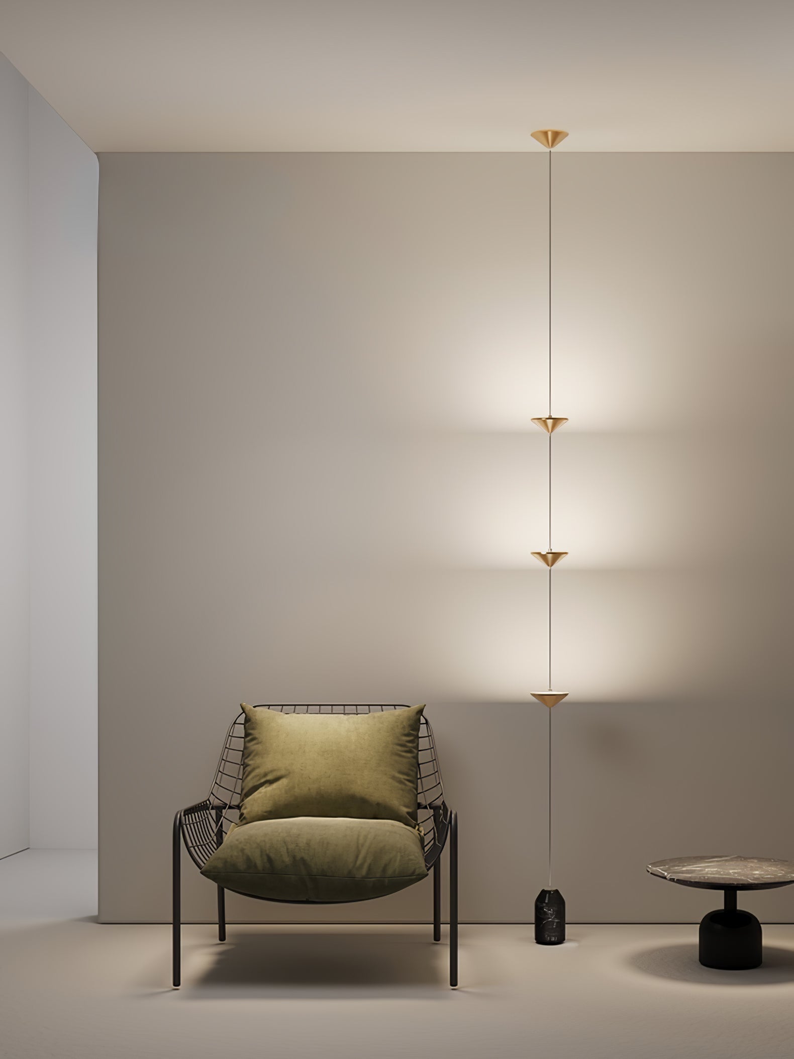 Lampadaire linéaire Marinico
