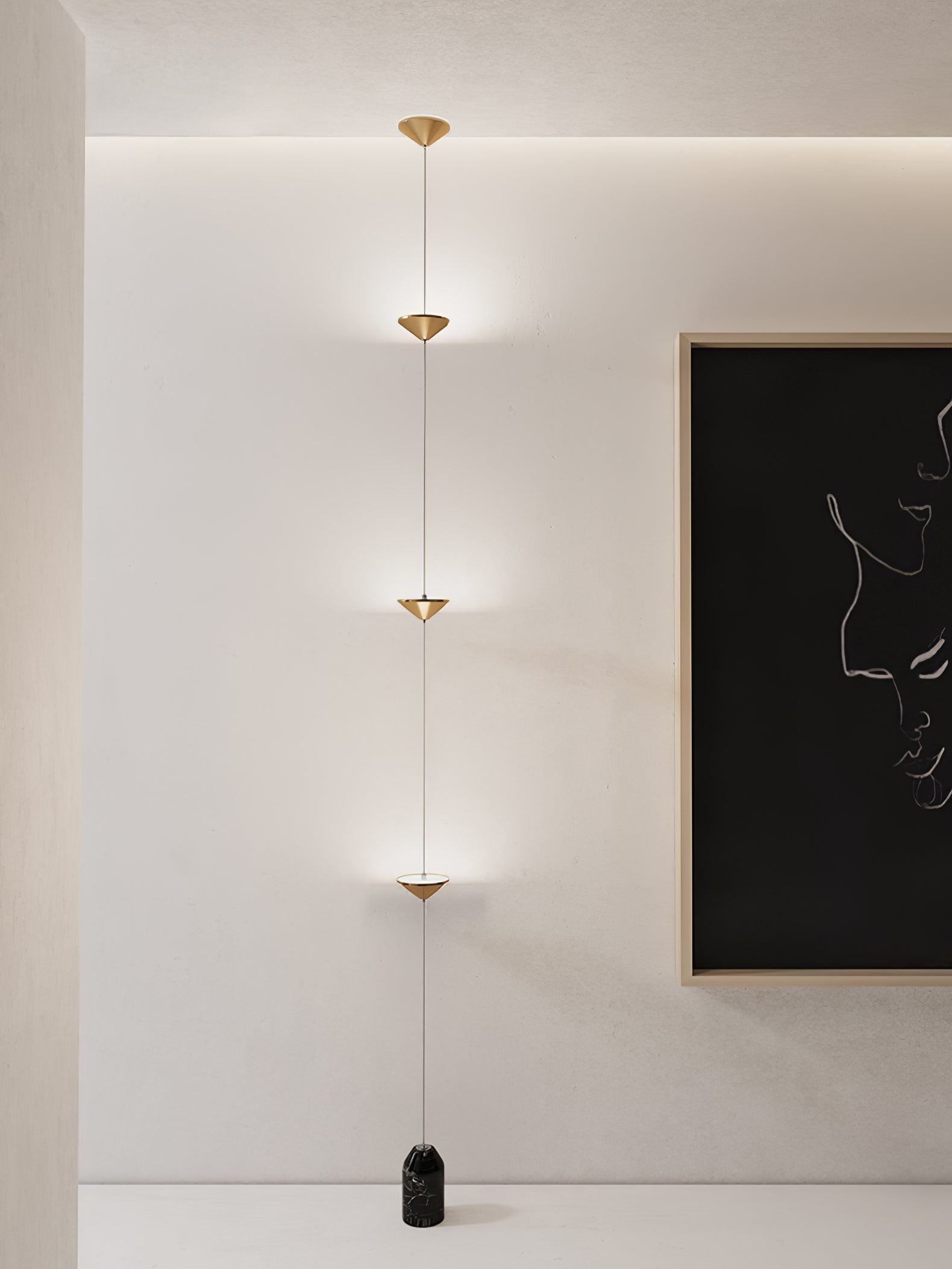 Lampadaire linéaire Marinico
