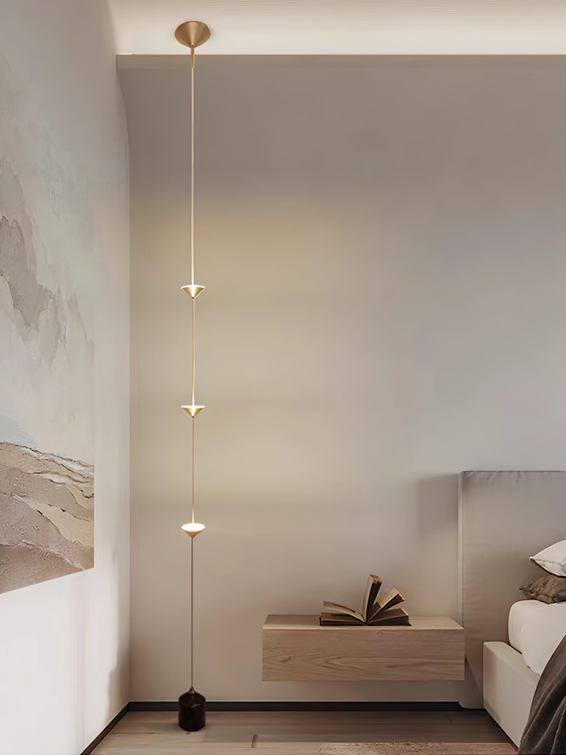 Lampadaire linéaire Marinico