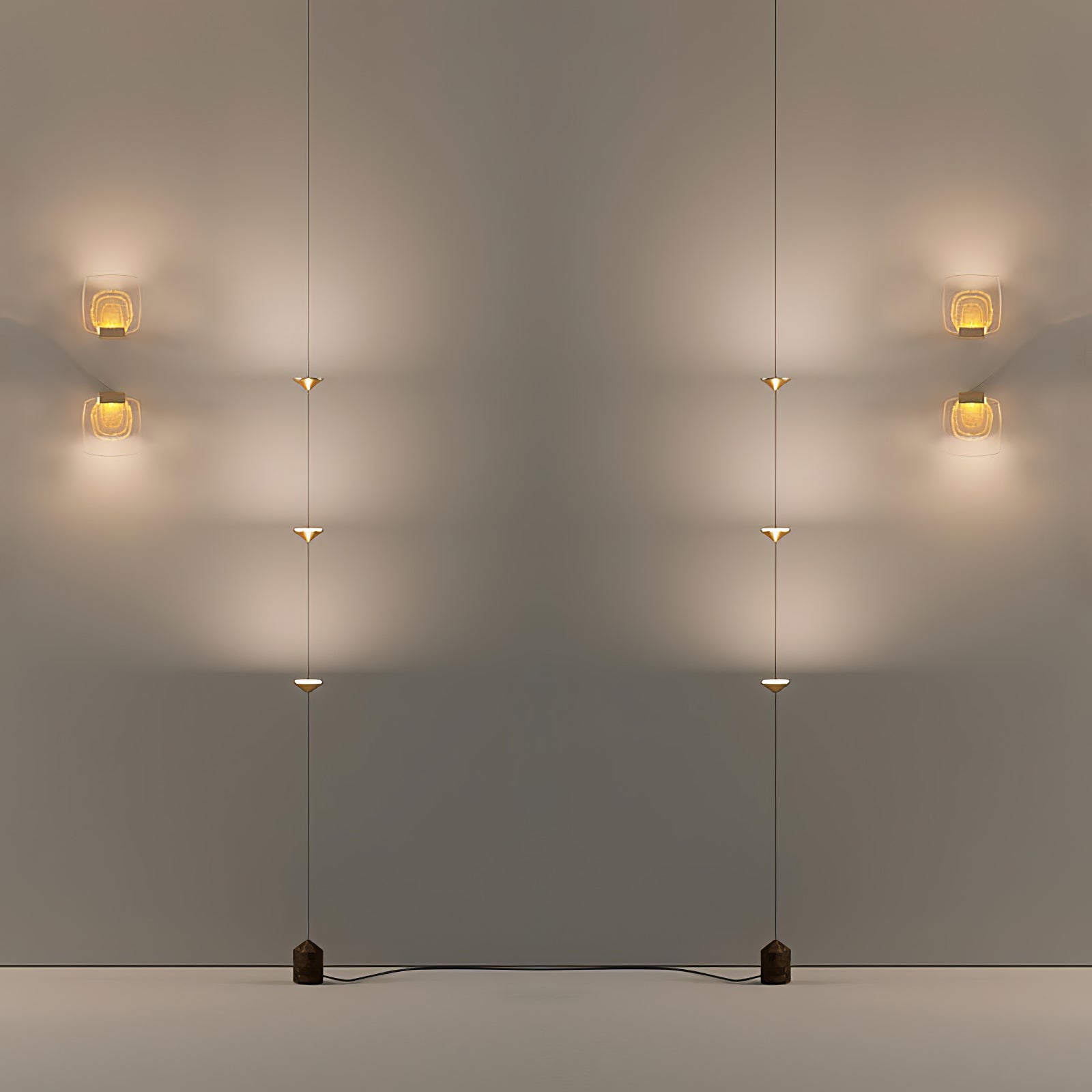 Lampadaire linéaire Marinico