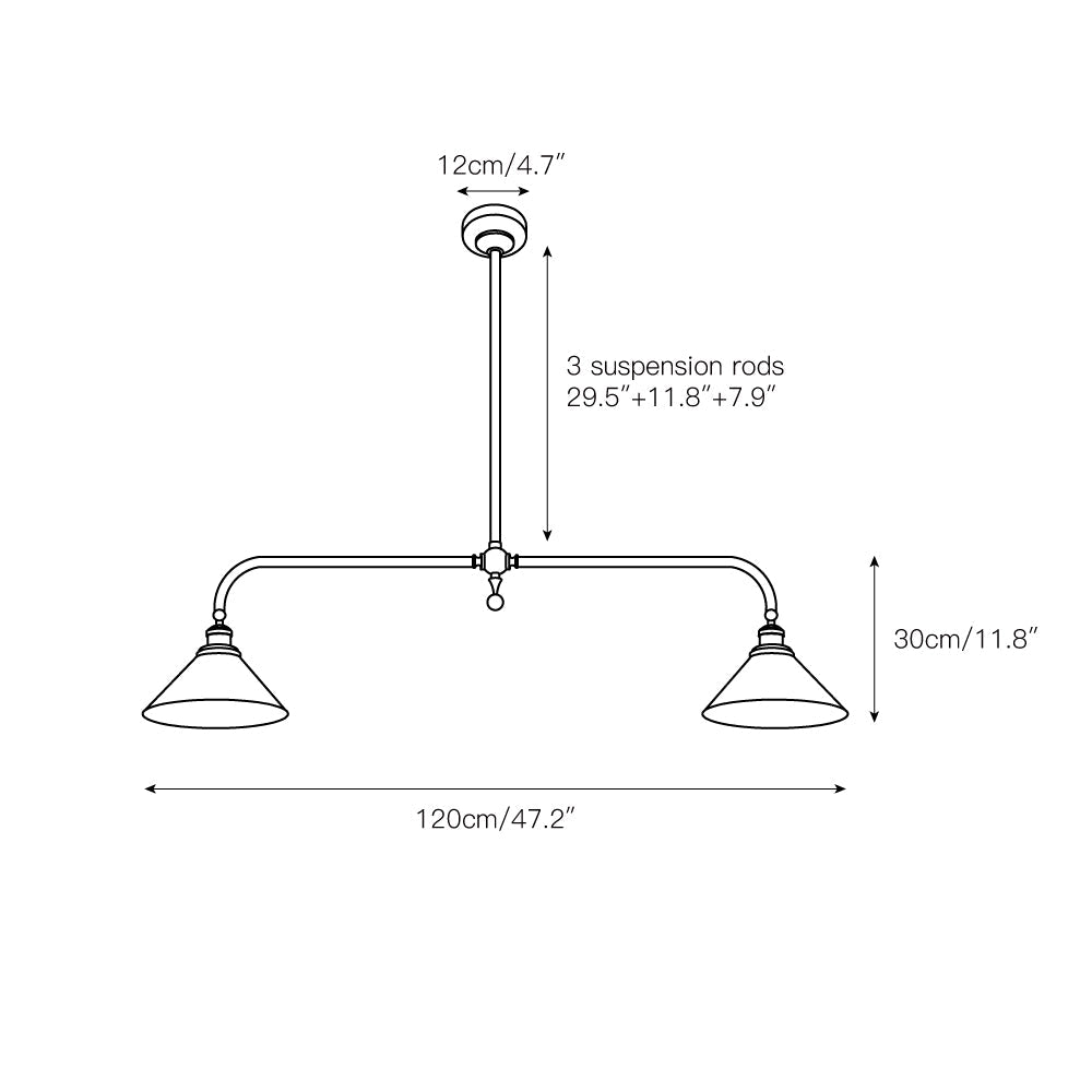 Suspension linéaire Rosoéux