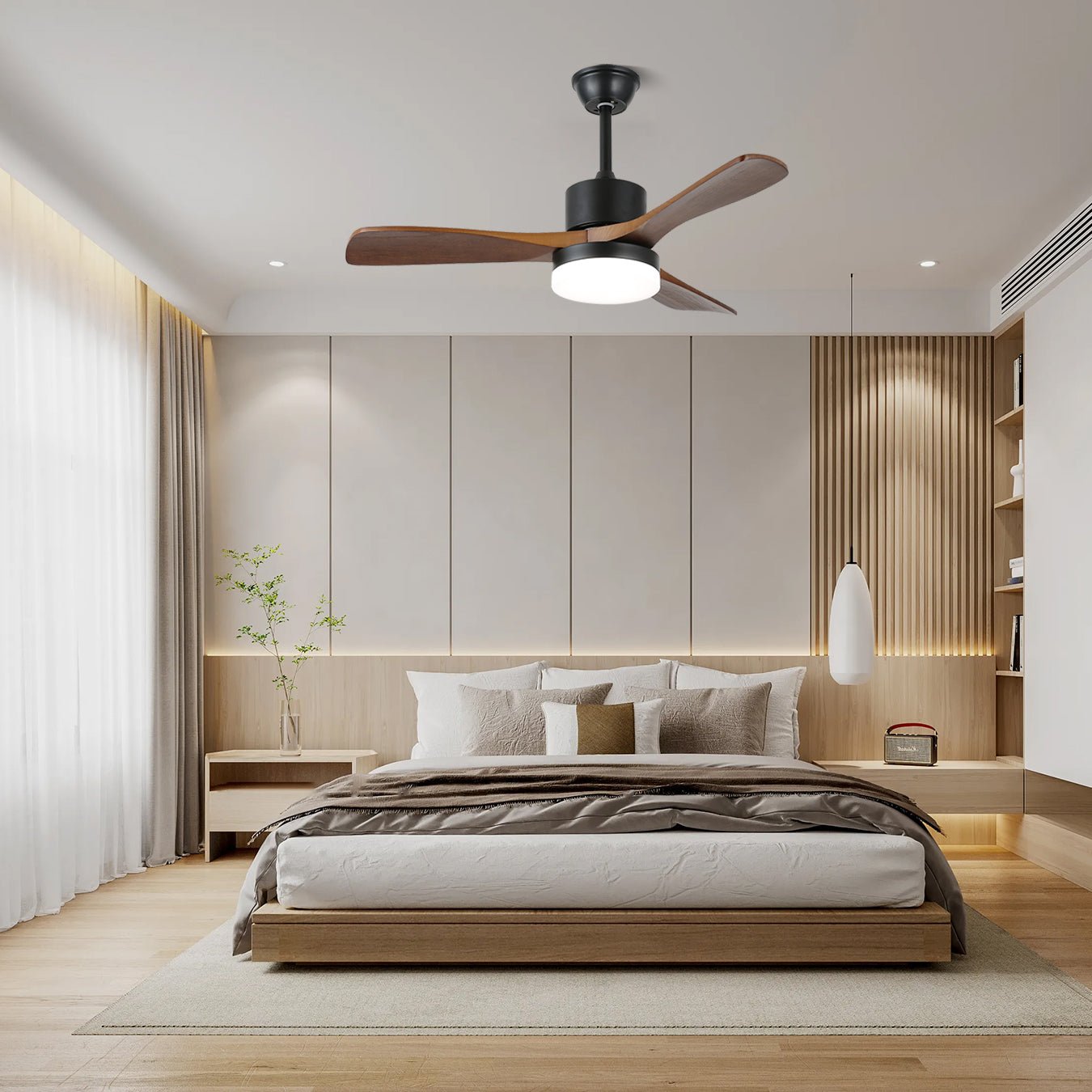 Plafonnier ventilateur Yavigne