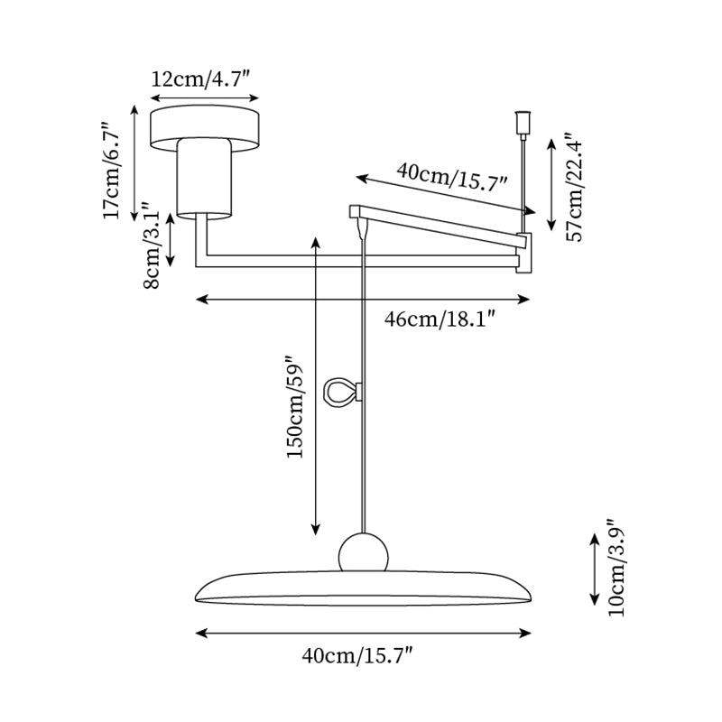 Suspension ronde Loarlune