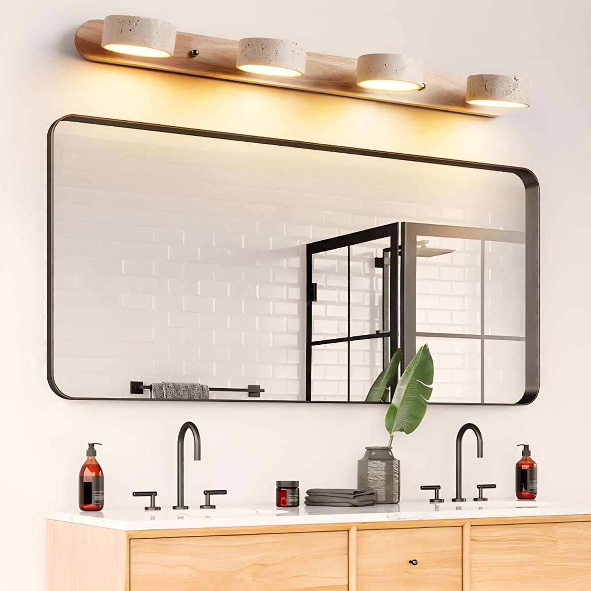 Applique murale Calorelle en bois