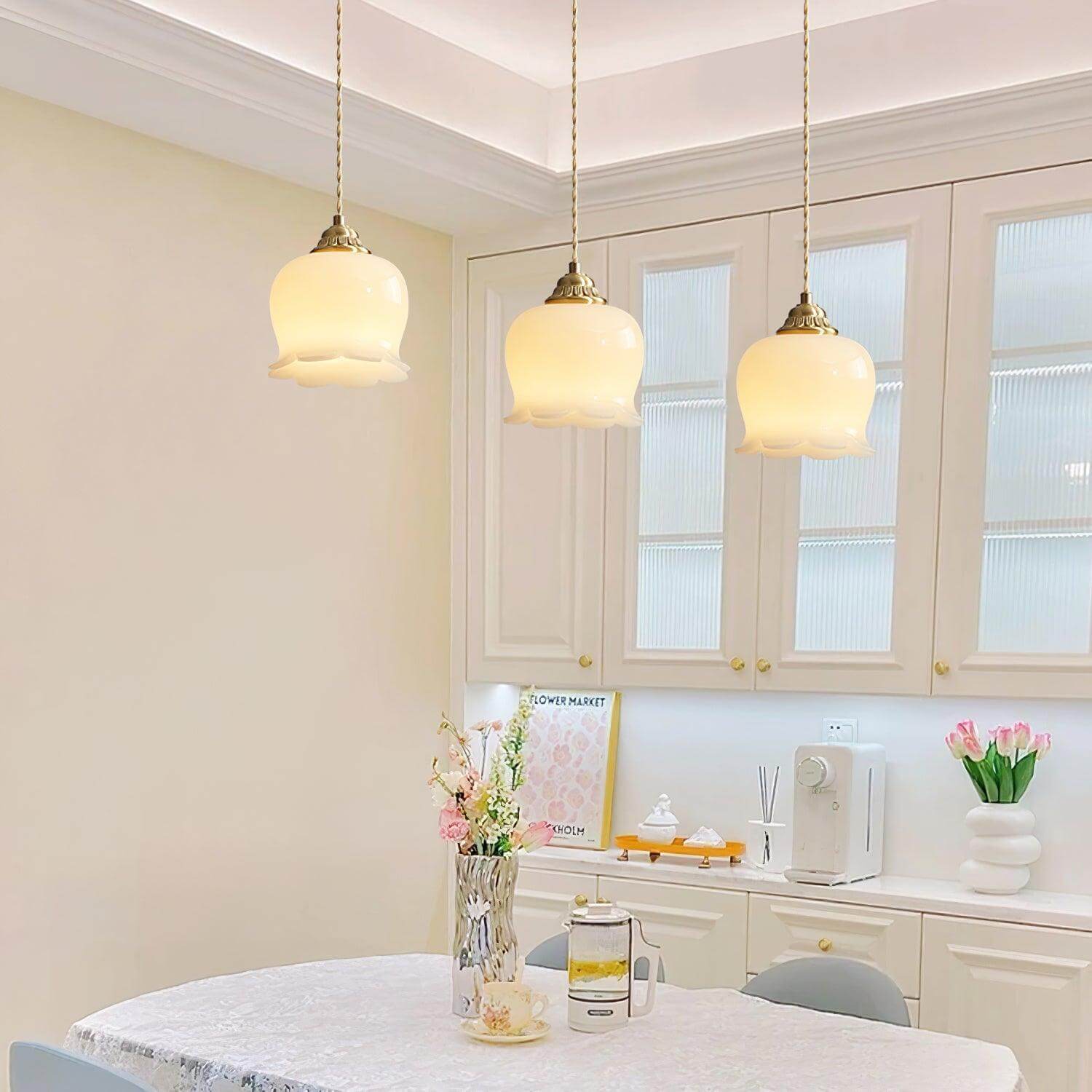 Suspension fleur Hovignia
