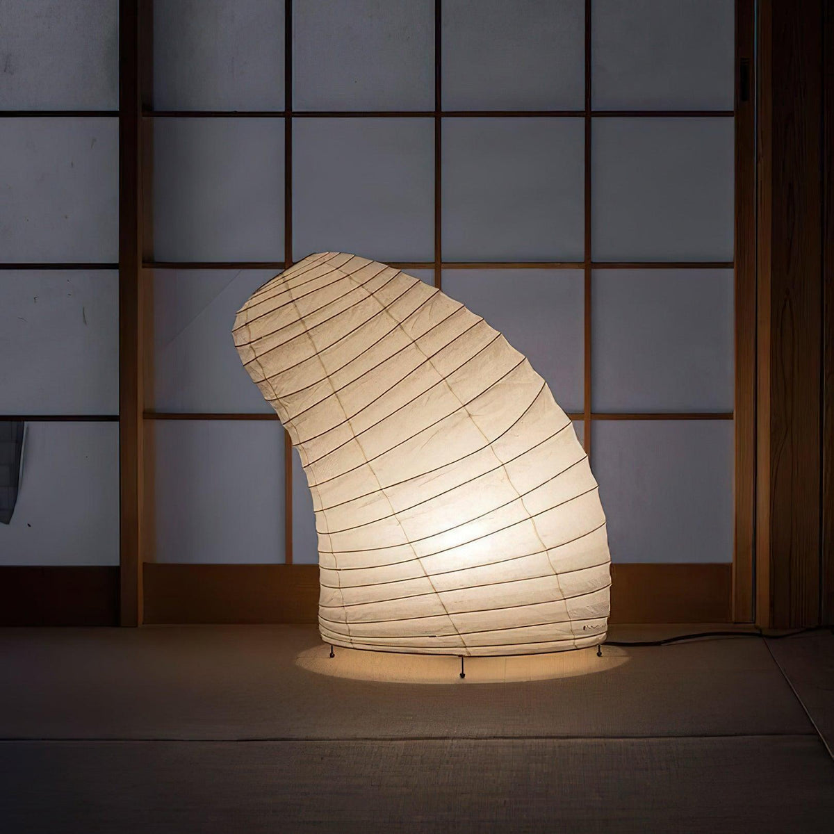 Lampe de table japonaise Pélvionalis