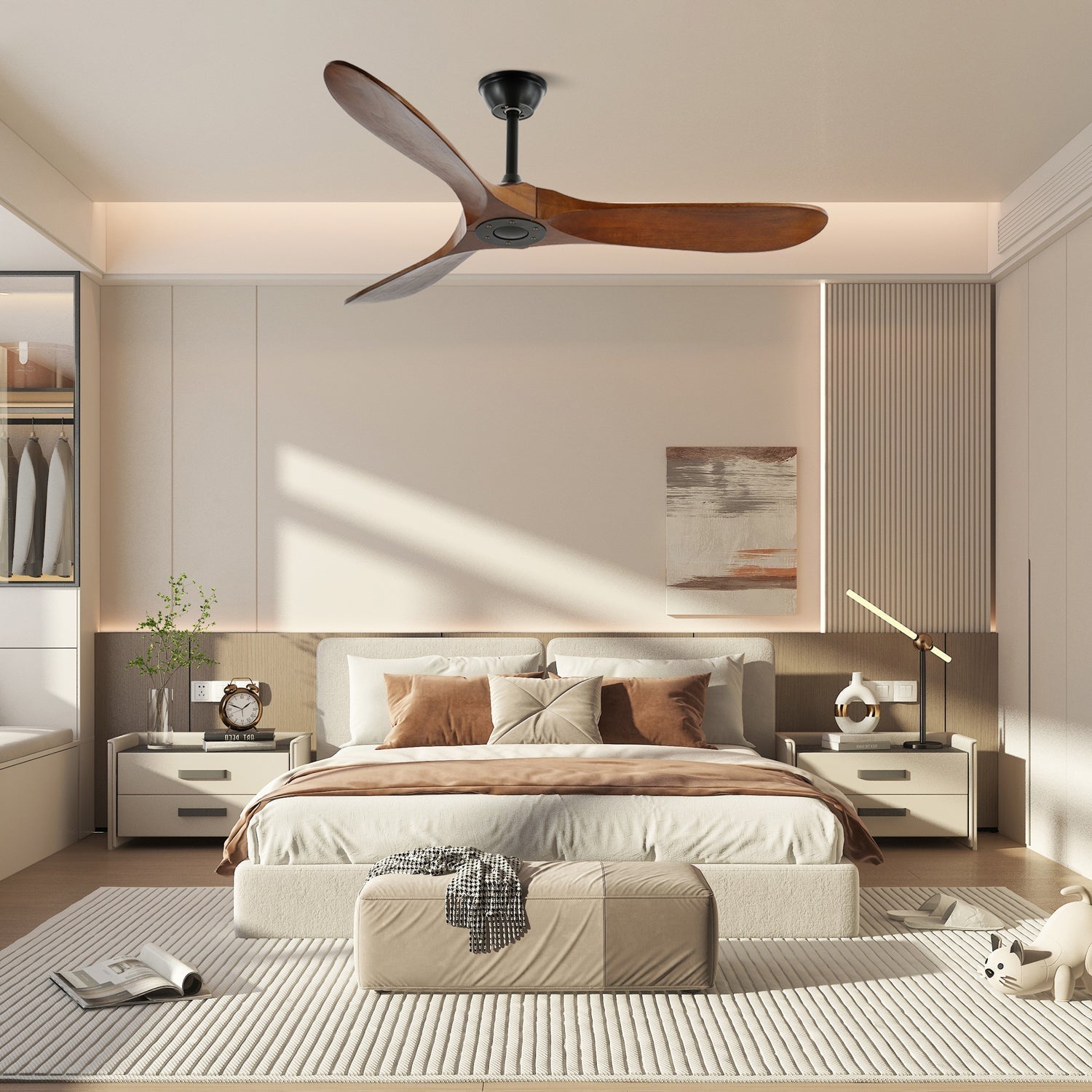 Aureza ventilateur de plafond bois - Valora Design