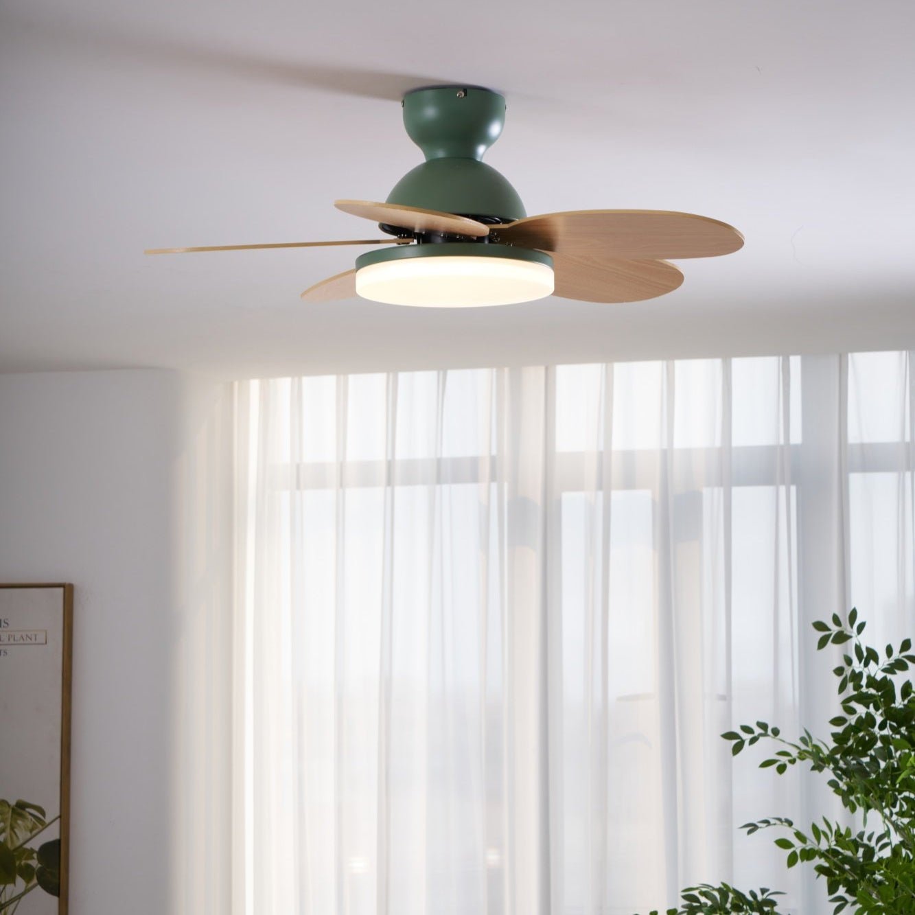 Delionne ventilateur de plafond bois - Valora Design