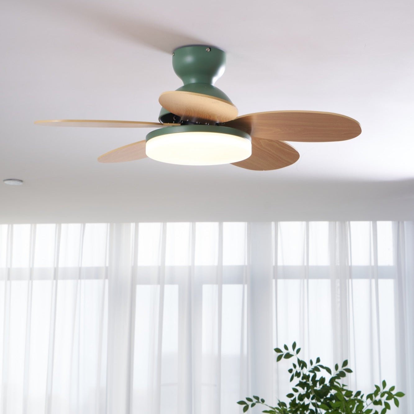 Delionne ventilateur de plafond bois - Valora Design