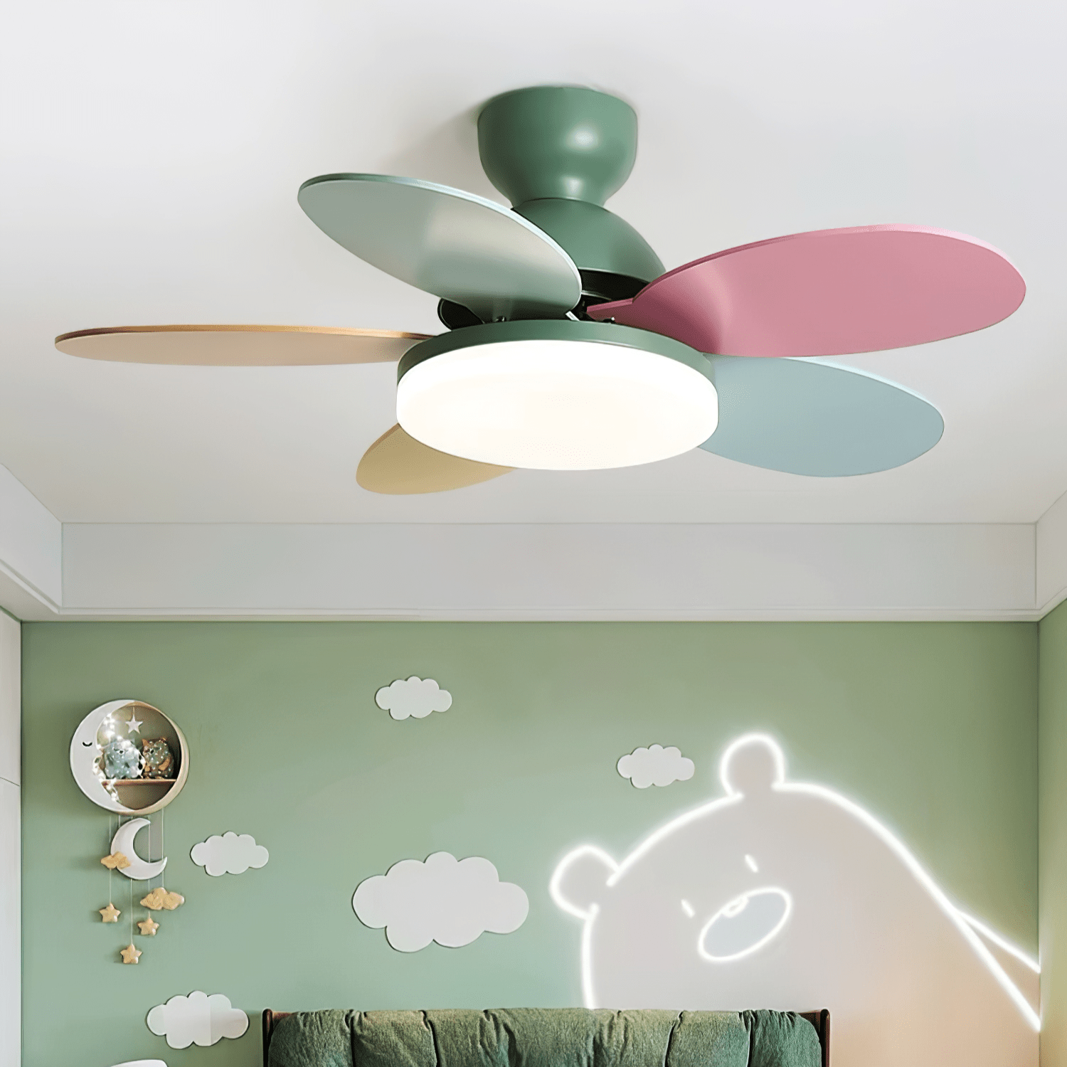 Delionne ventilateur de plafond bois - Valora Design