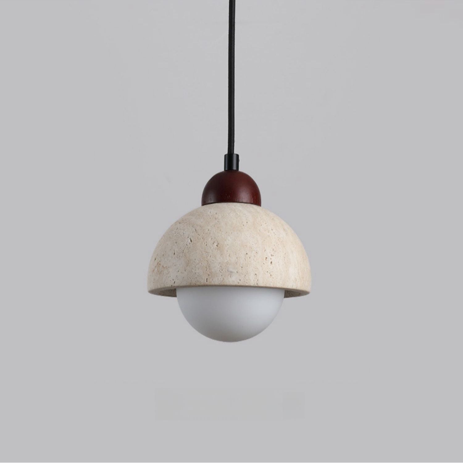 Suspension Elovia en travertin