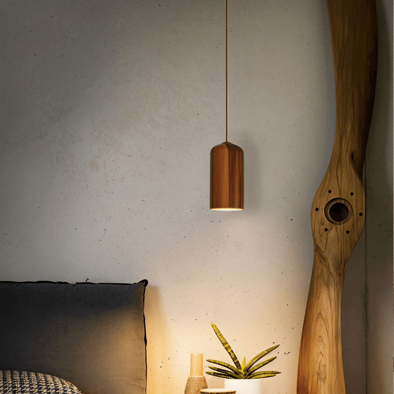 Kenira suspension bois - Valora Design