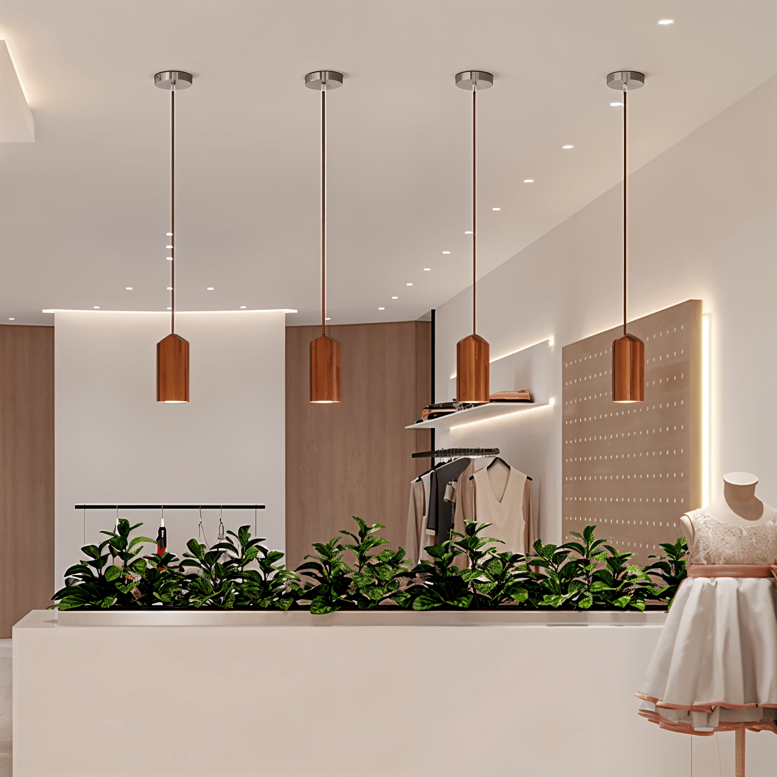 Kenira suspension bois - Valora Design