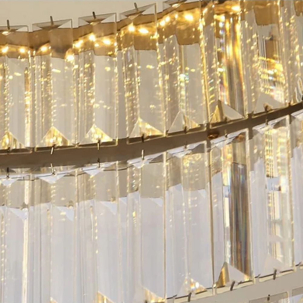 Plafonnier Rivune en cristal