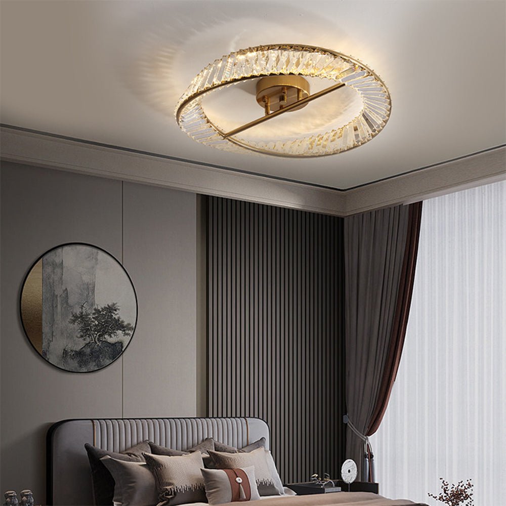 Monéa plafonnier cristal - Valora Design