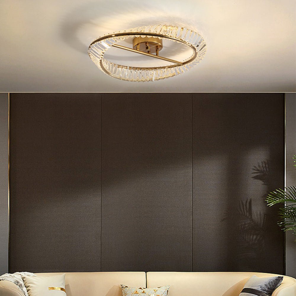 Monéa plafonnier cristal - Valora Design