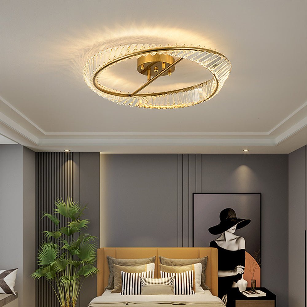 Monéa plafonnier cristal - Valora Design