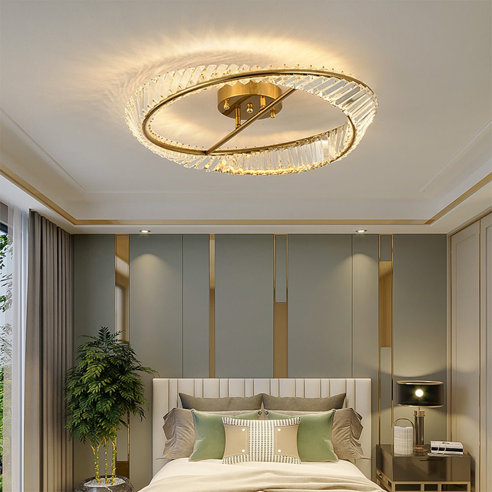 Monéa plafonnier cristal - Valora Design