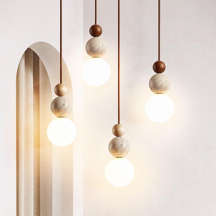 Olyra suspension travertin - Valora Design
