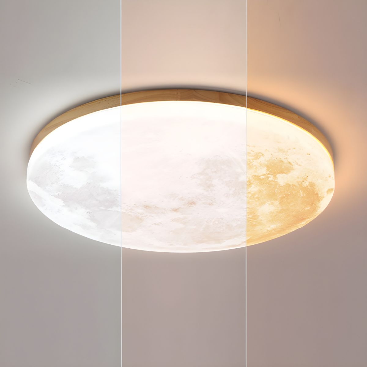 Plafonnier Loxira en forme de lune - Valora Design