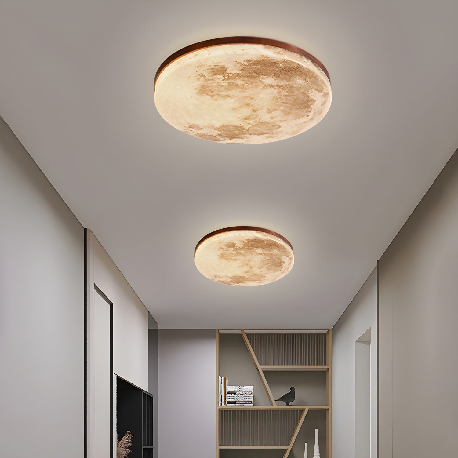 Plafonnier Loxira en forme de lune - Valora Design