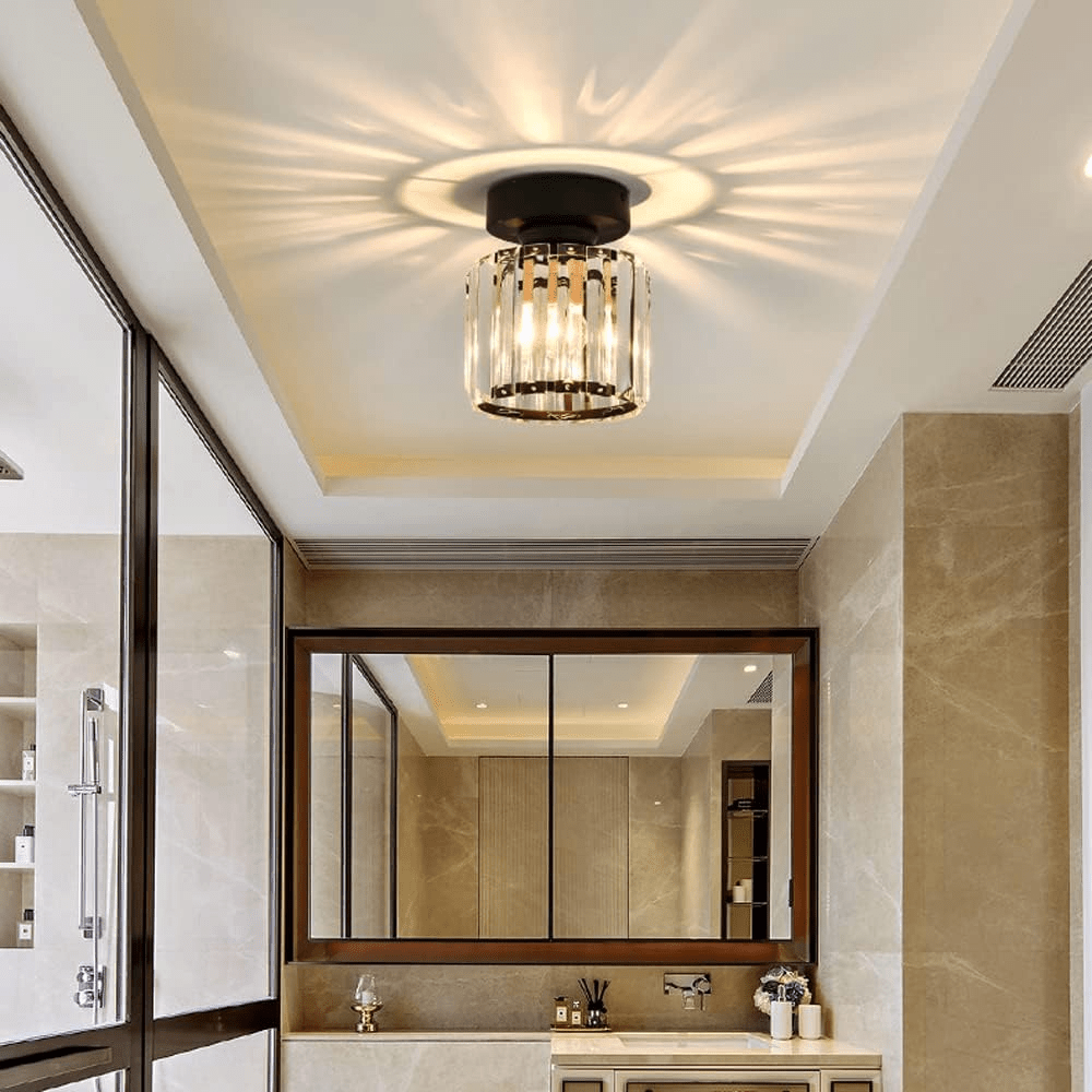 Soléon plafonnier cristal - Valora Design
