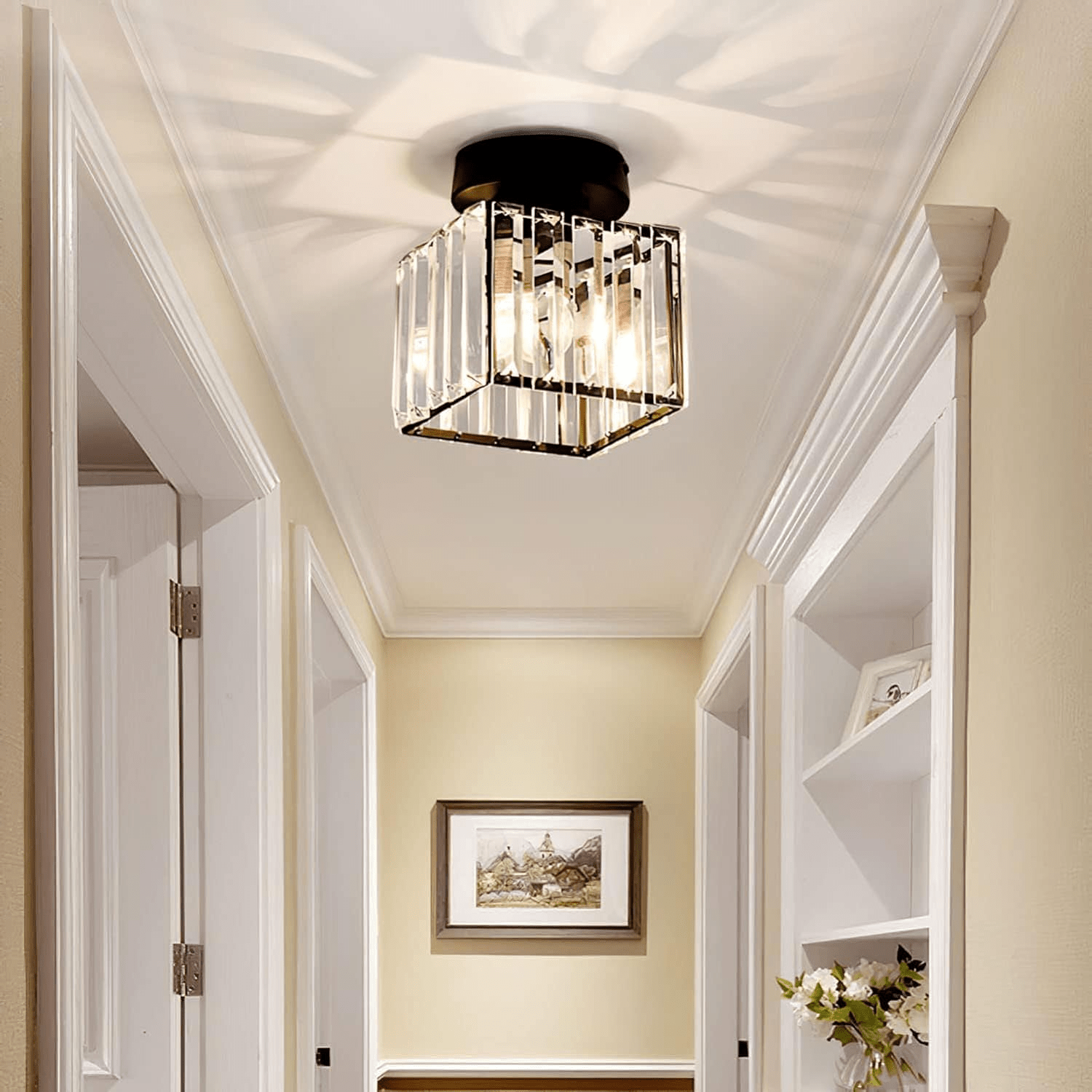 Soléon plafonnier cristal - Valora Design
