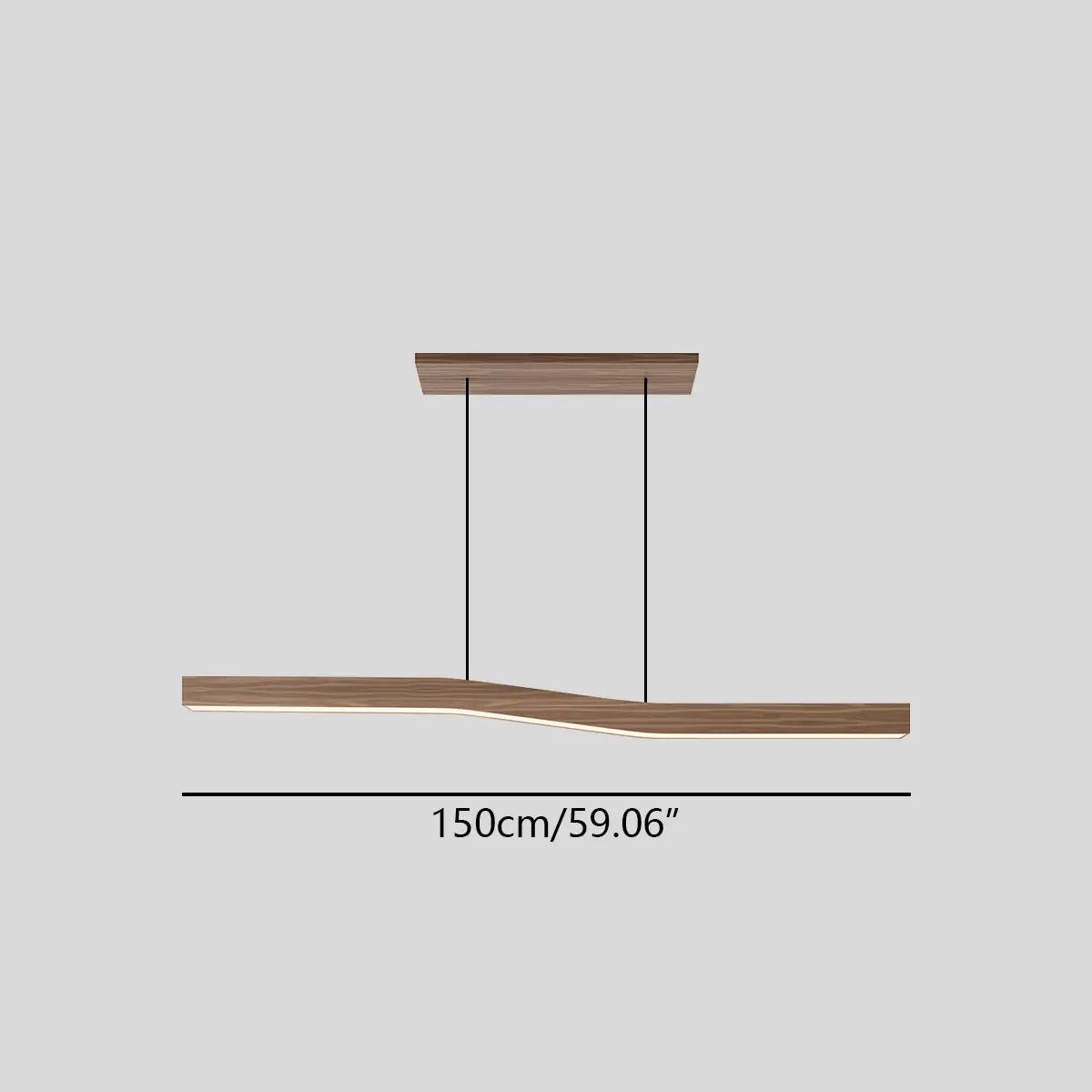 Suspension Japandi en bois Vaudrignac - Valora Design