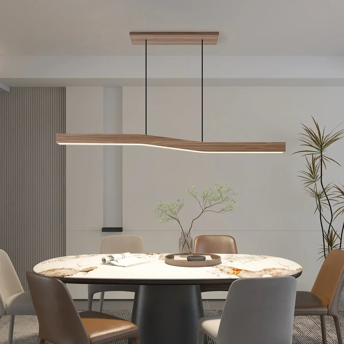 Suspension Japandi en bois Vaudrignac - Valora Design