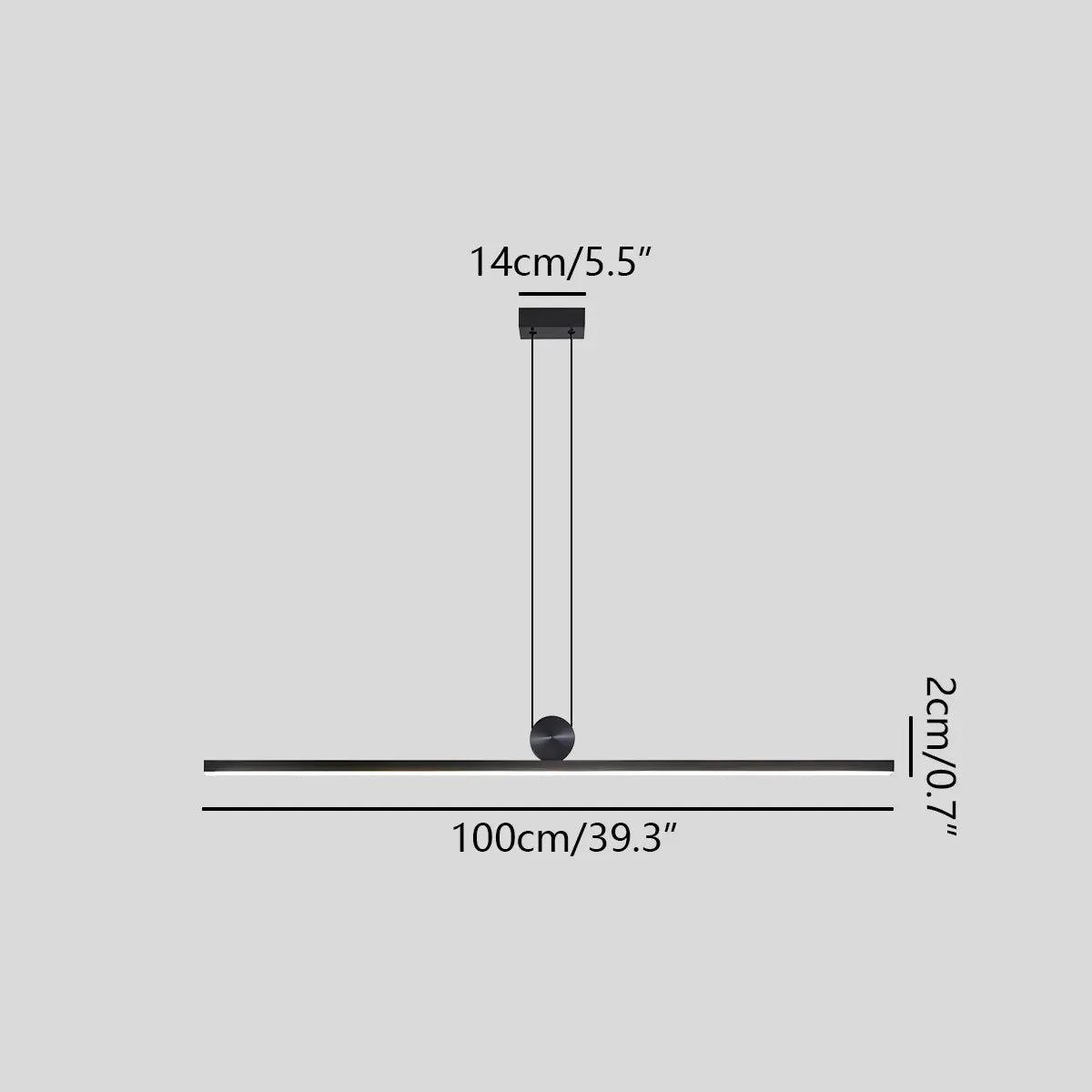 Suspension linéaire Rouvignonne - Valora Design