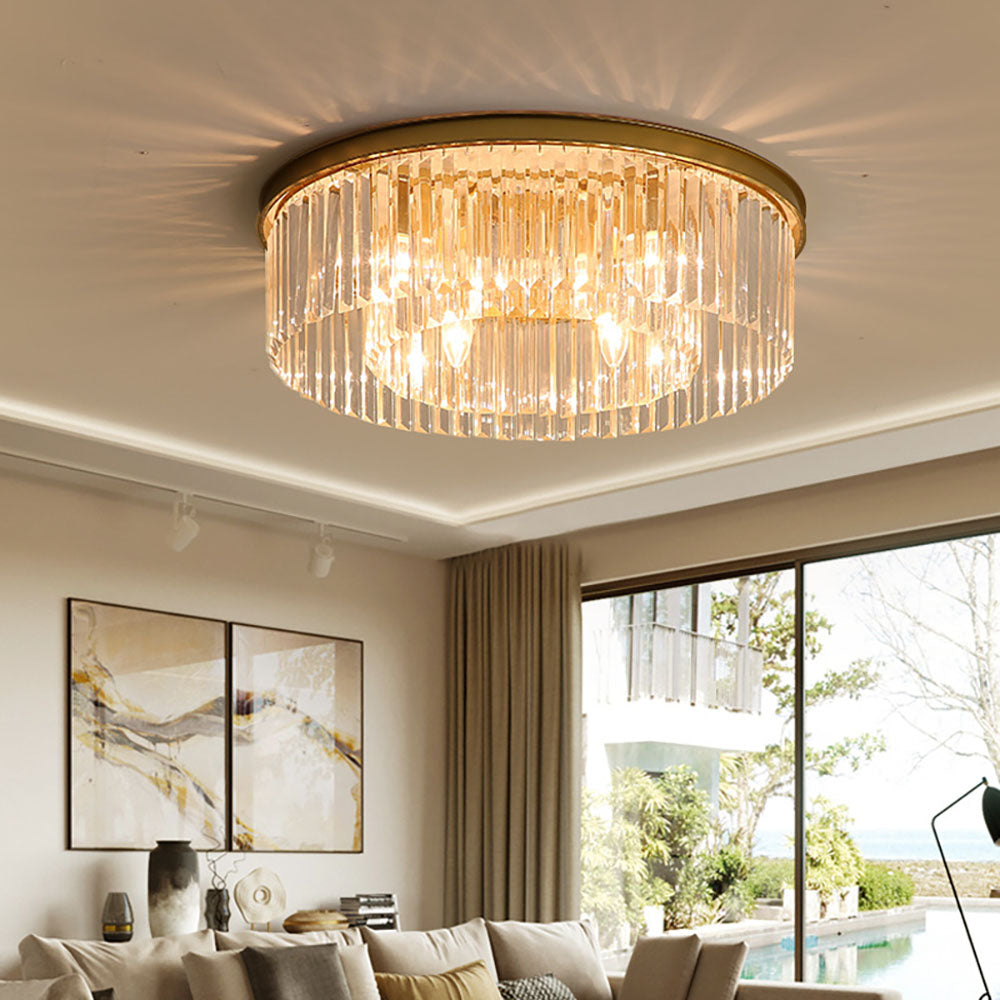 Plafonnier Sorionne en cristal