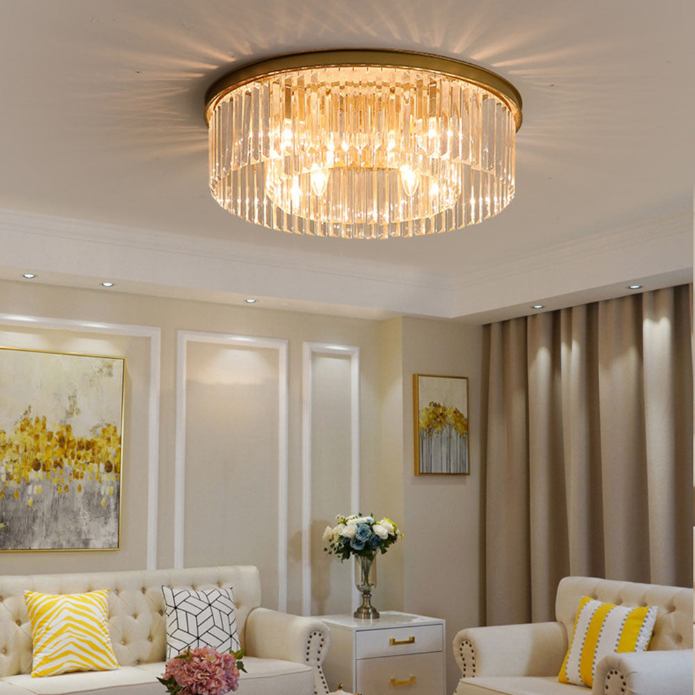 Plafonnier Sorionne en cristal