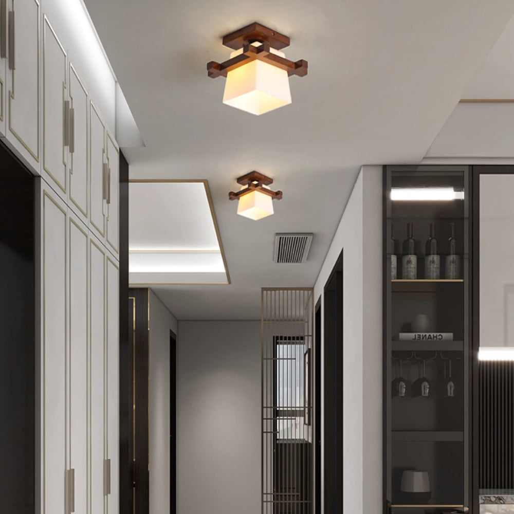 Plafonnier Parissea de style japonais