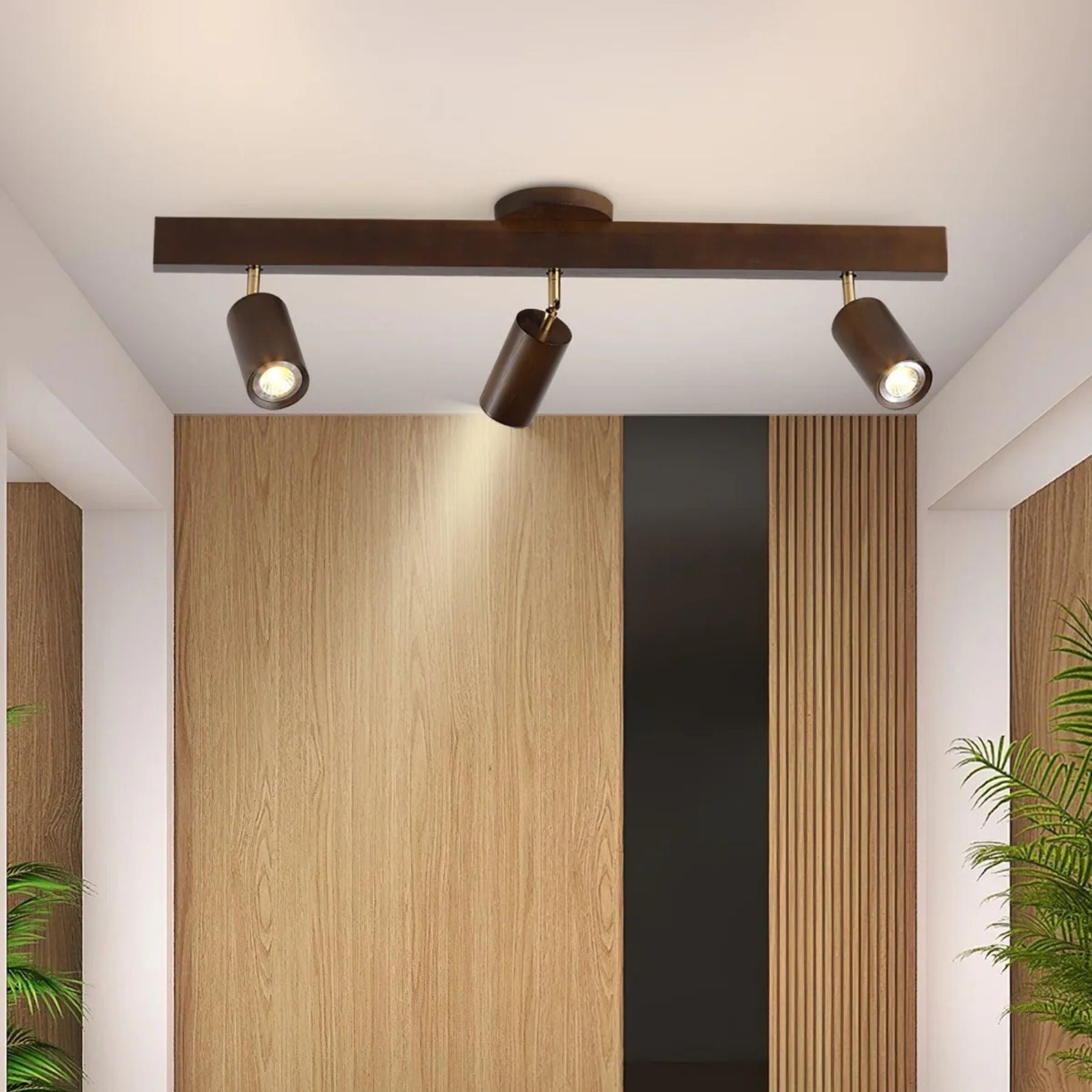 Plafonnier en bois Navelisse