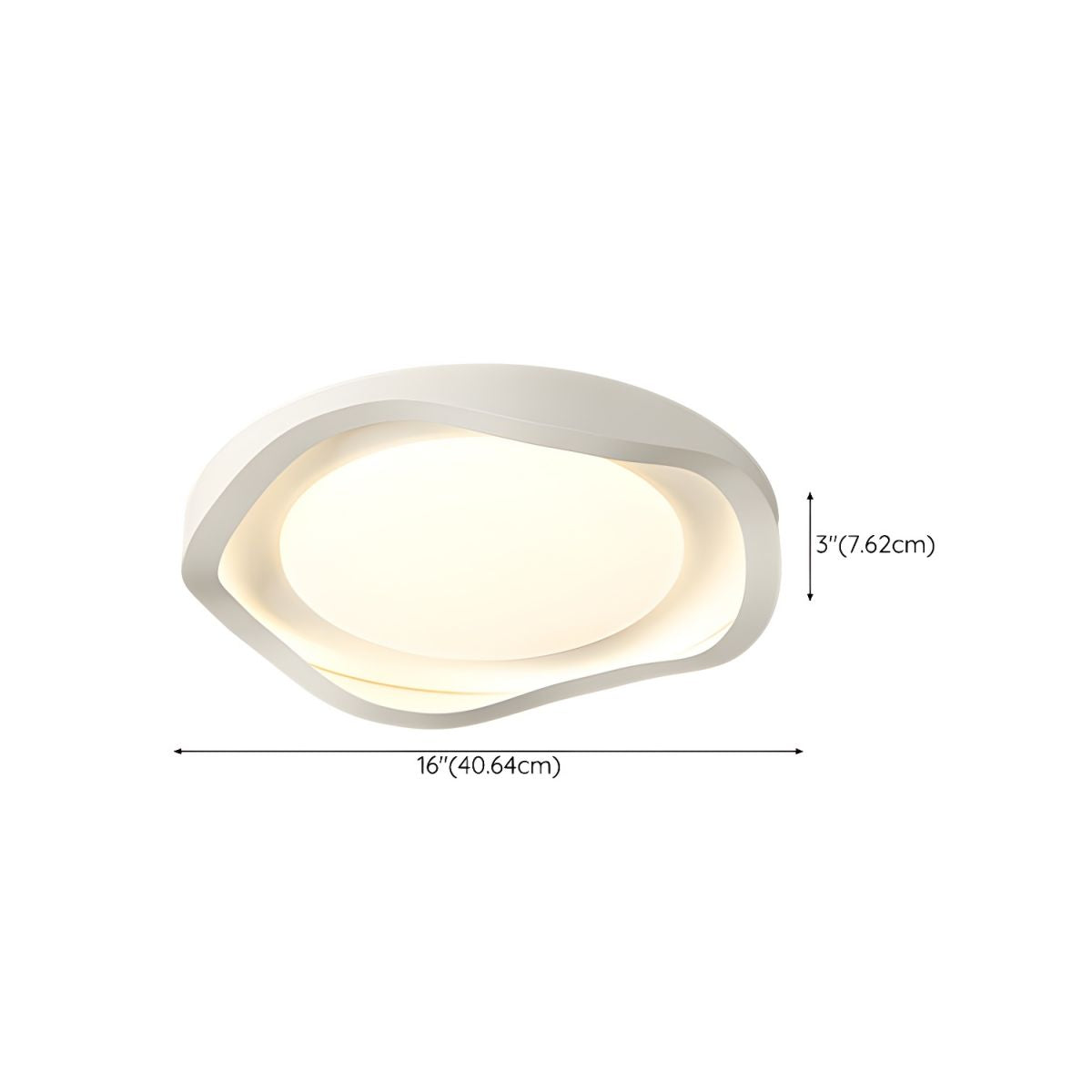 Plafonnier Courcelle waved
