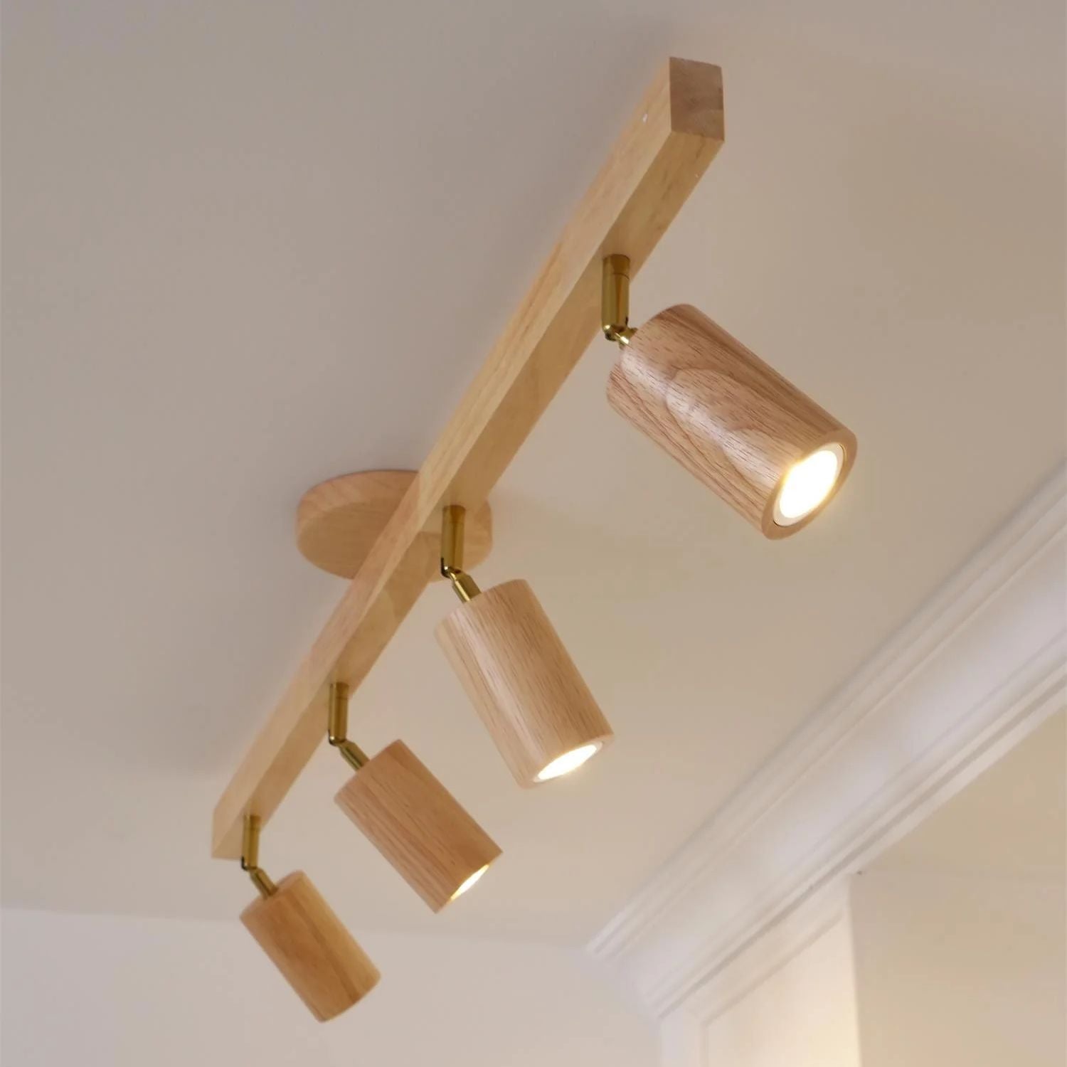 Plafonnier en bois Navelisse