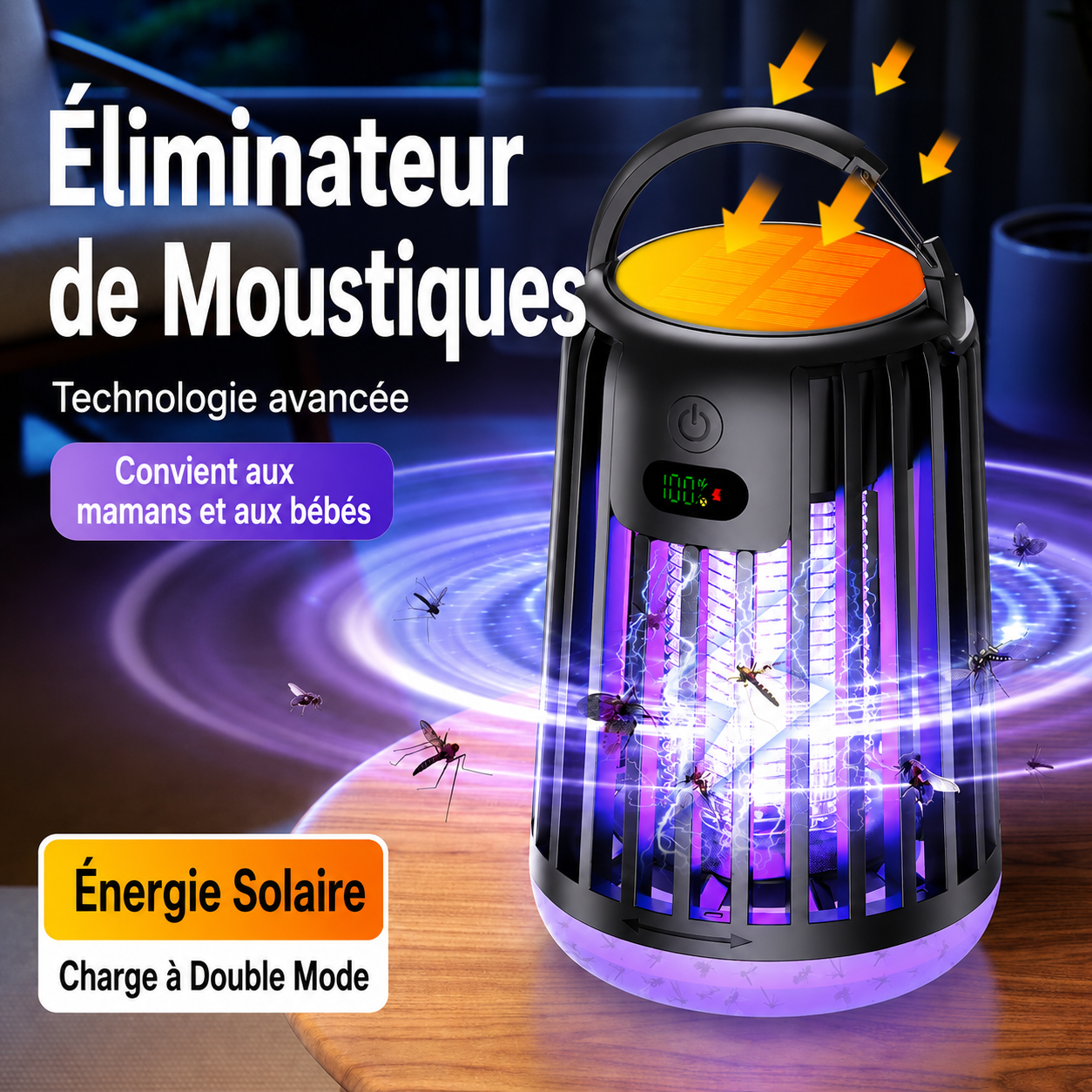 Lampe extérieure antimoustiques Liavéaire