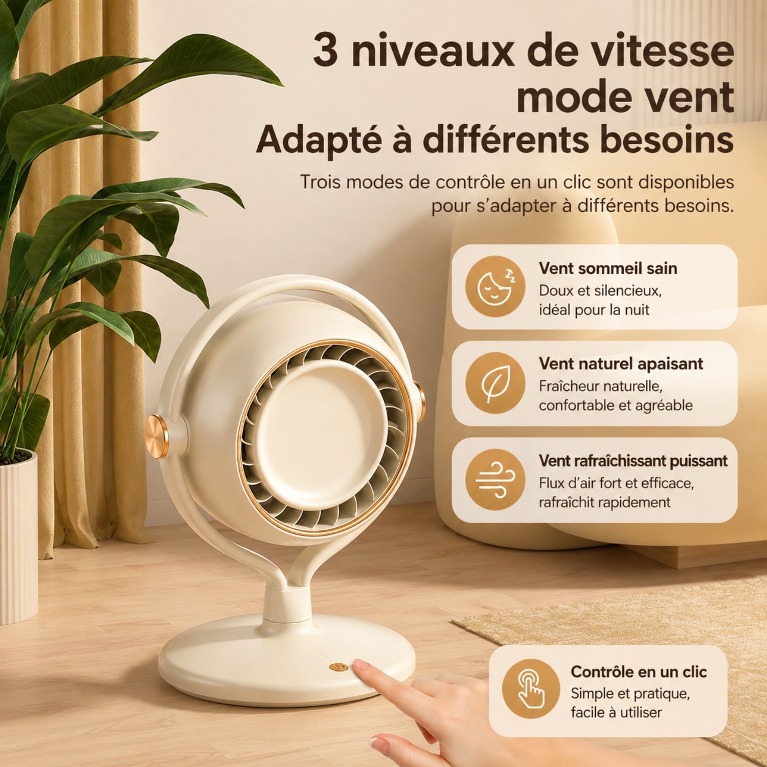 Ventilateur de bureau Tocalmont