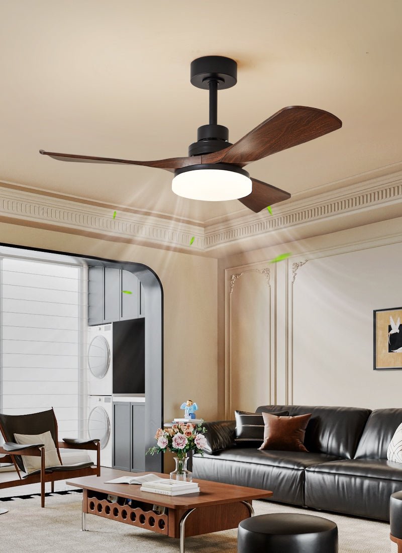 Plafonnier ventilateur moderne Sorlunon