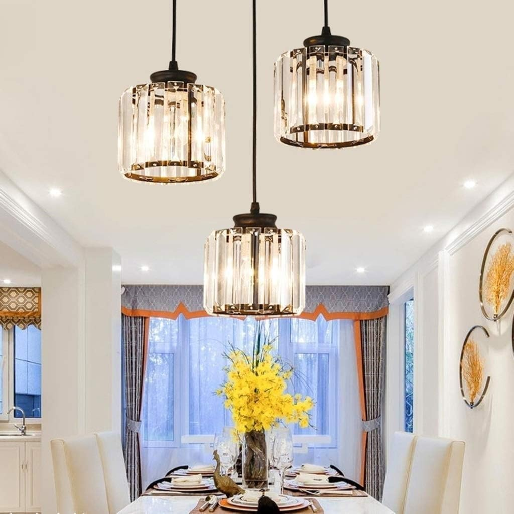 Suspension Calvionne en cristal