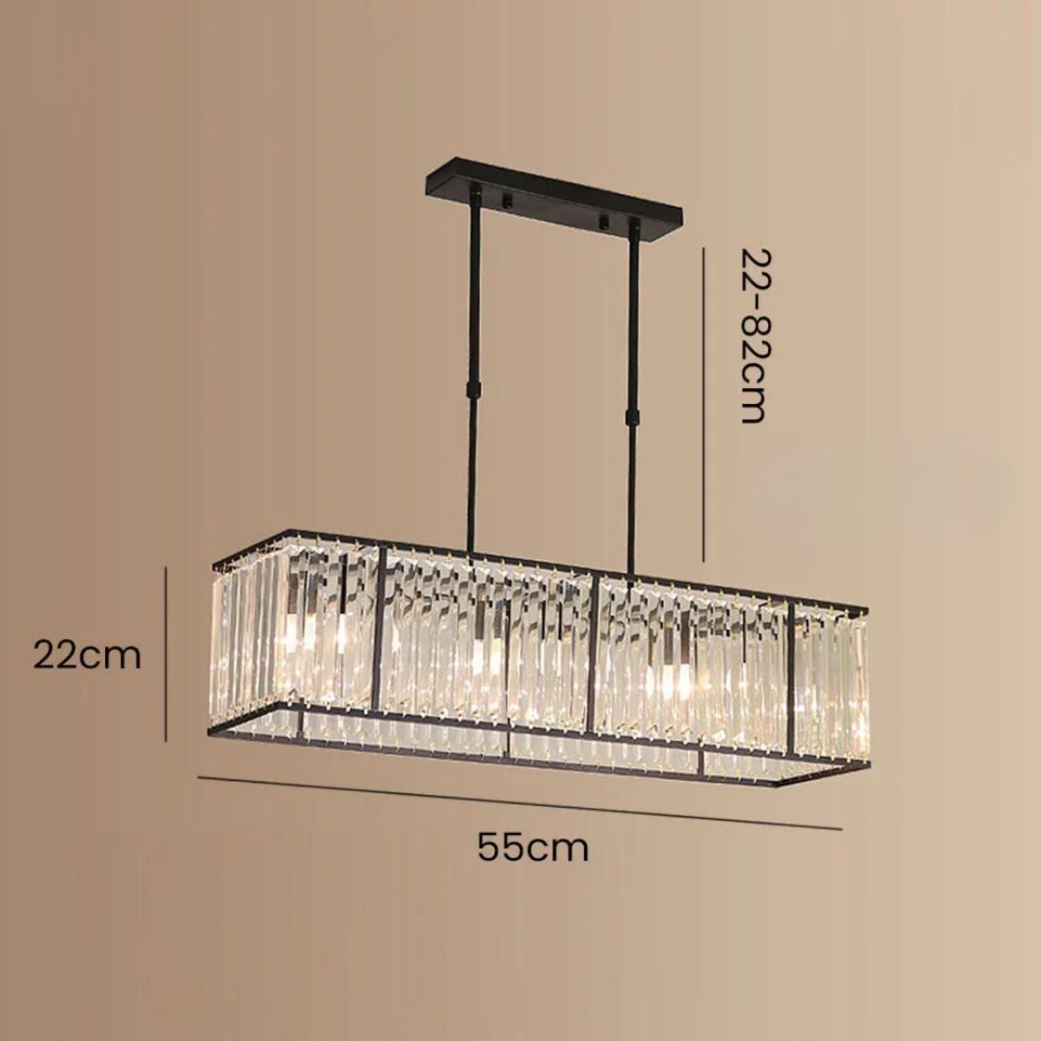 Suspension Ravion en cristal