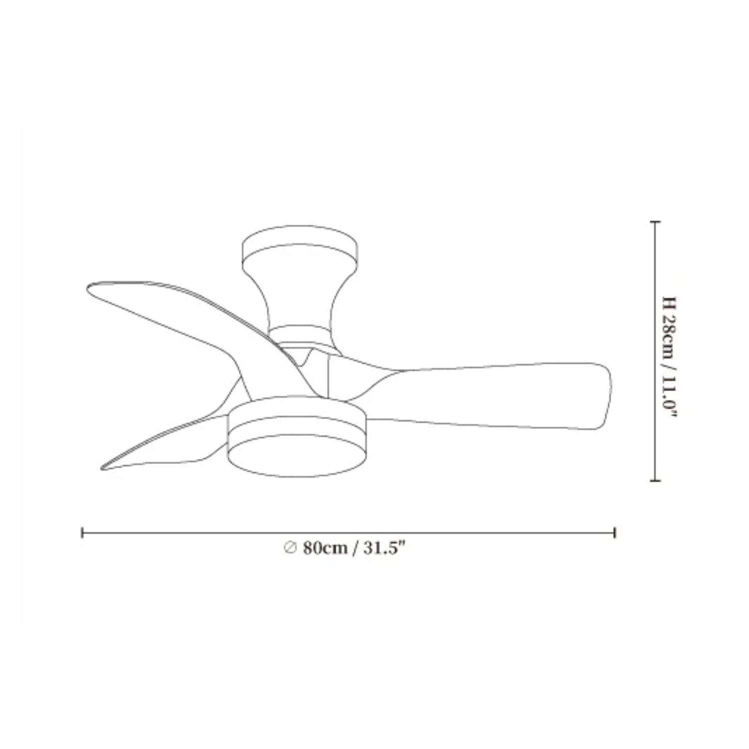 Plafonnier ventilateur Rosovor